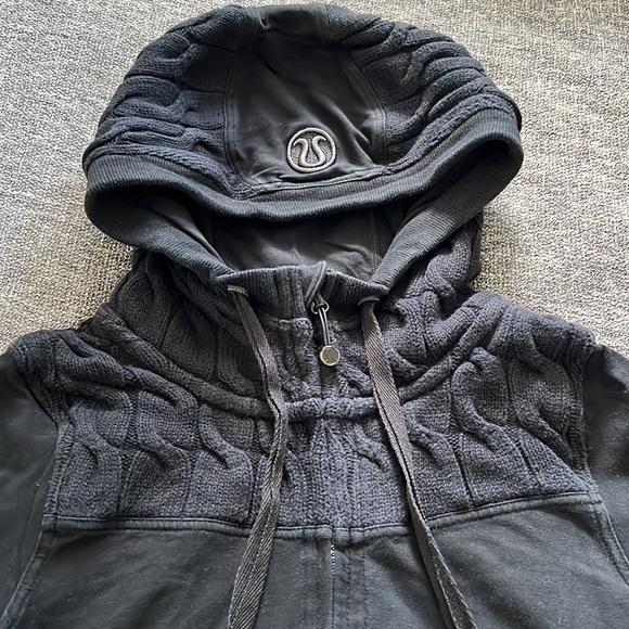 Lululemon black hoodie Size 8 - Picture 2 of 7